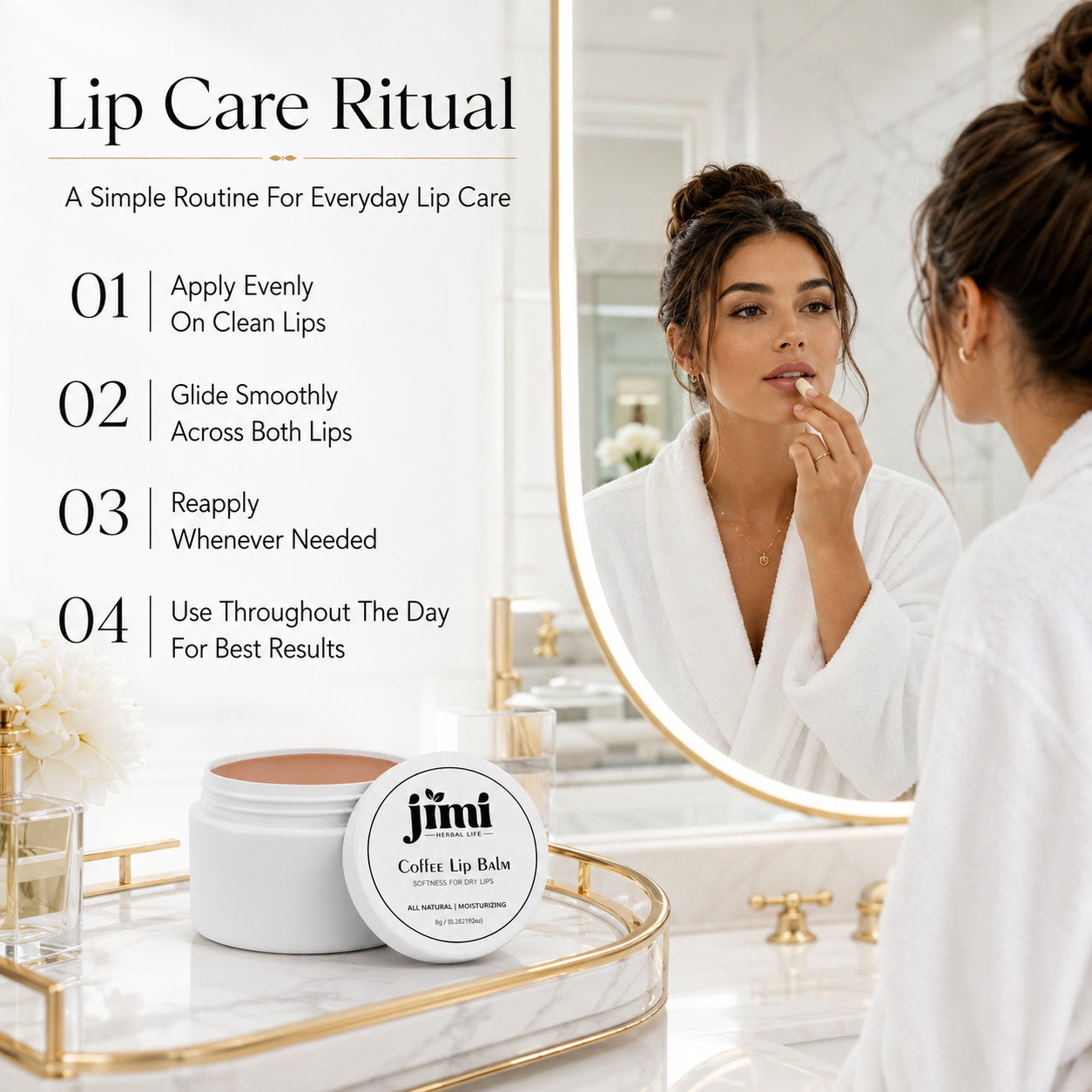 JIMI Lip-Lush Herbal Lip Balm