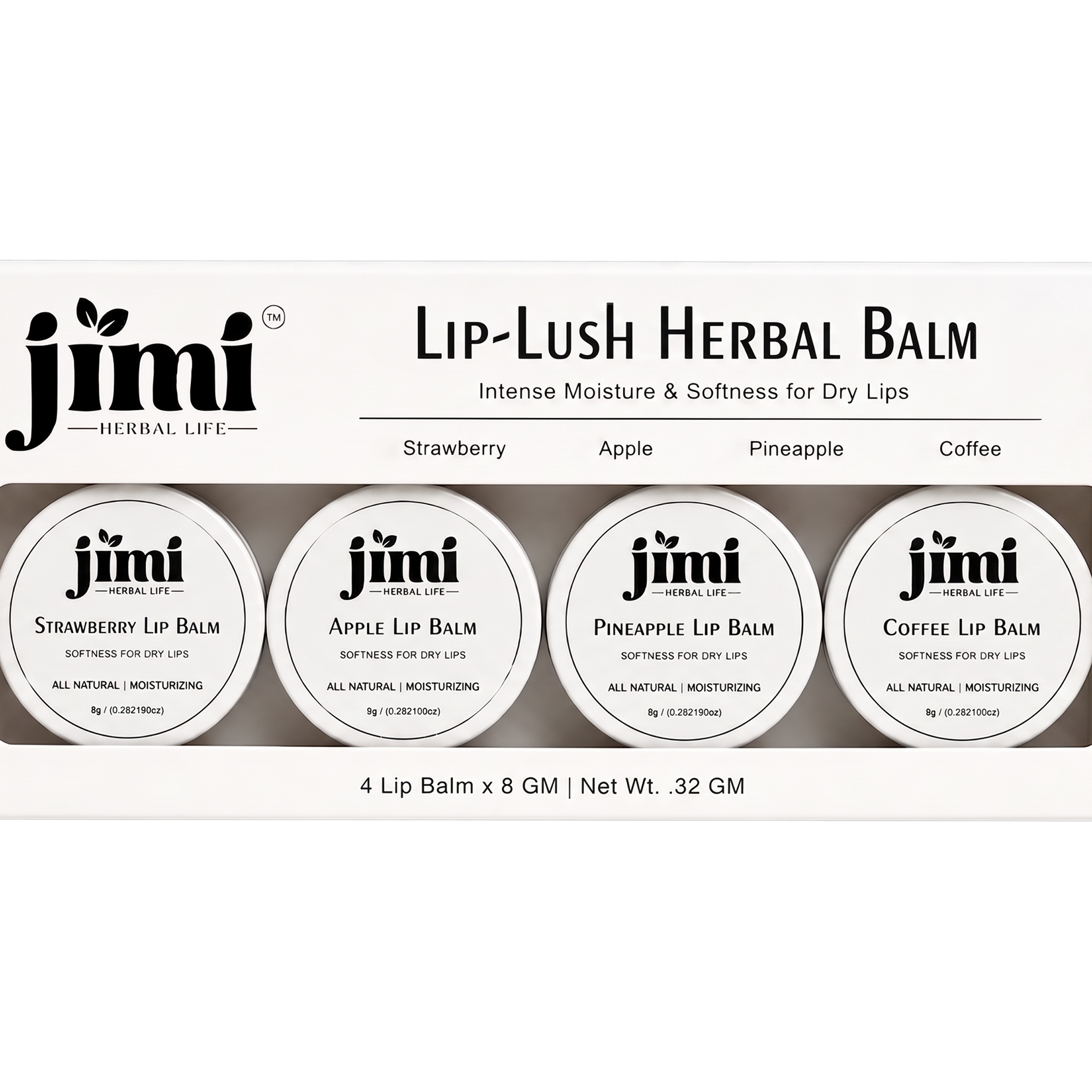 JIMI Lip-Lush Herbal Lip Balm