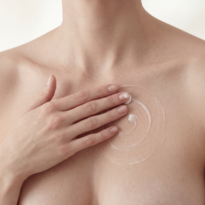 Massage gently in an upward and outward circular motion for 5-10 minutes until absorbed