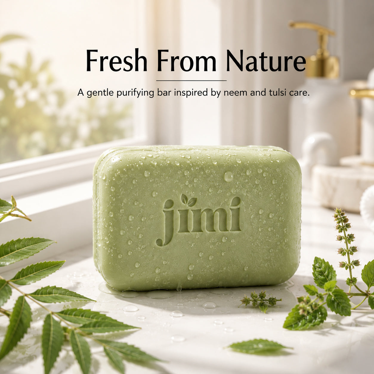 JIMI Neem-Tulsi Skin Purifying Bar
