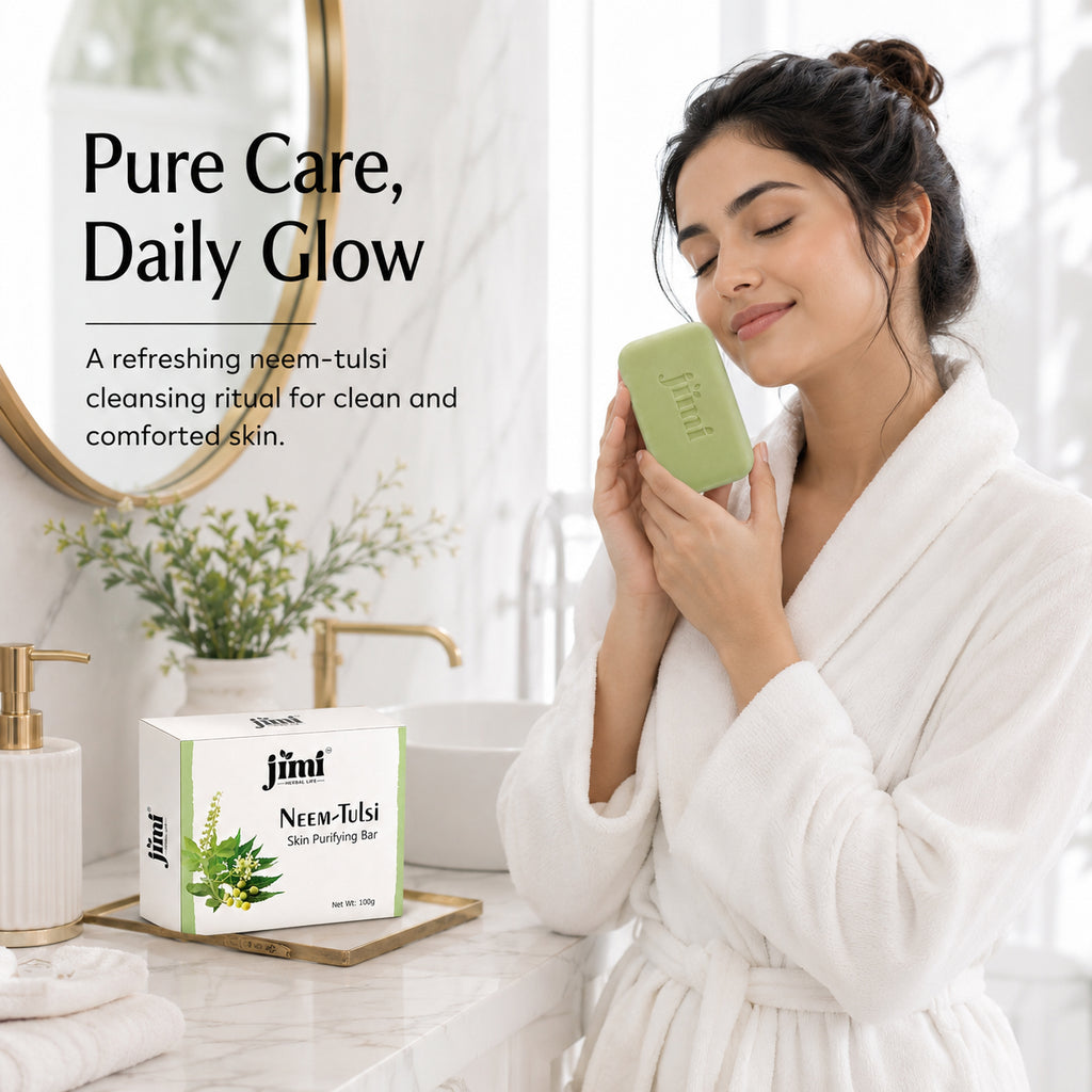 JIMI Neem-Tulsi Skin Purifying Bar
