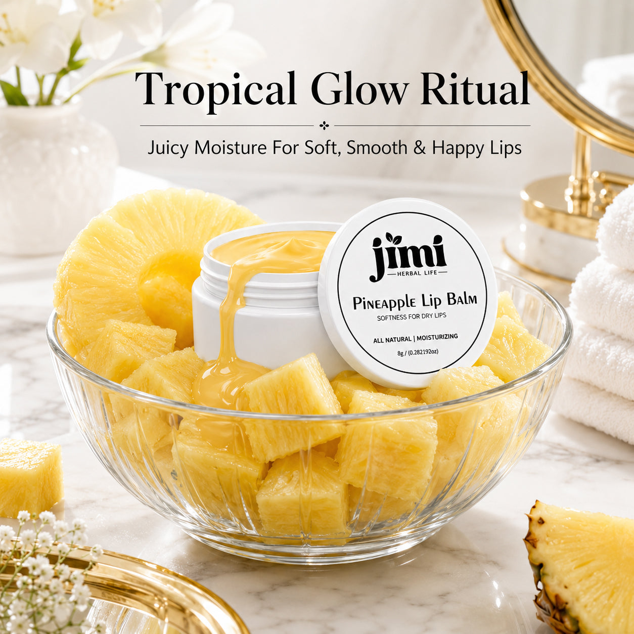 JIMI Lip-Lush Herbal Lip Balm