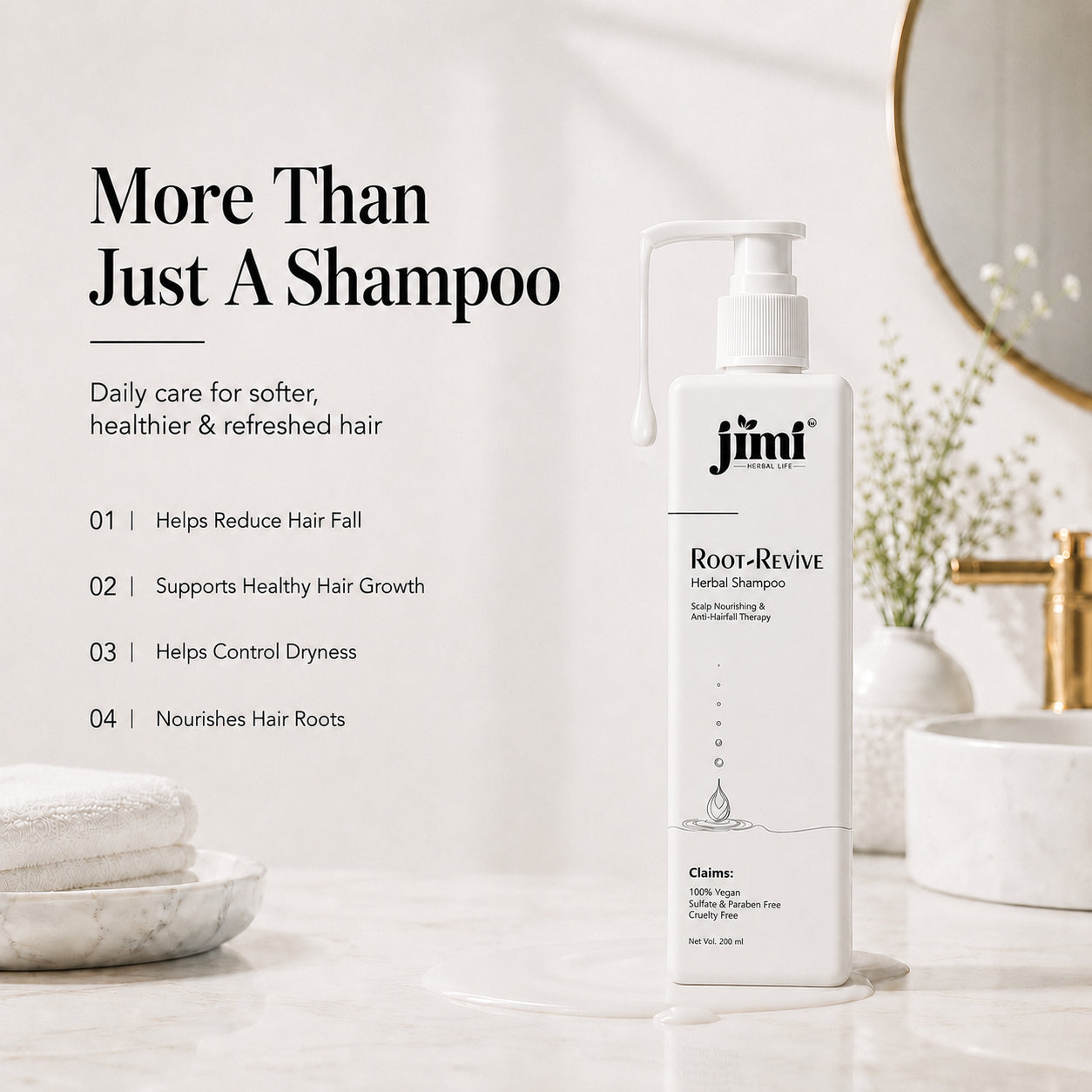 JIMI Root-Revive Herbal Shampoo