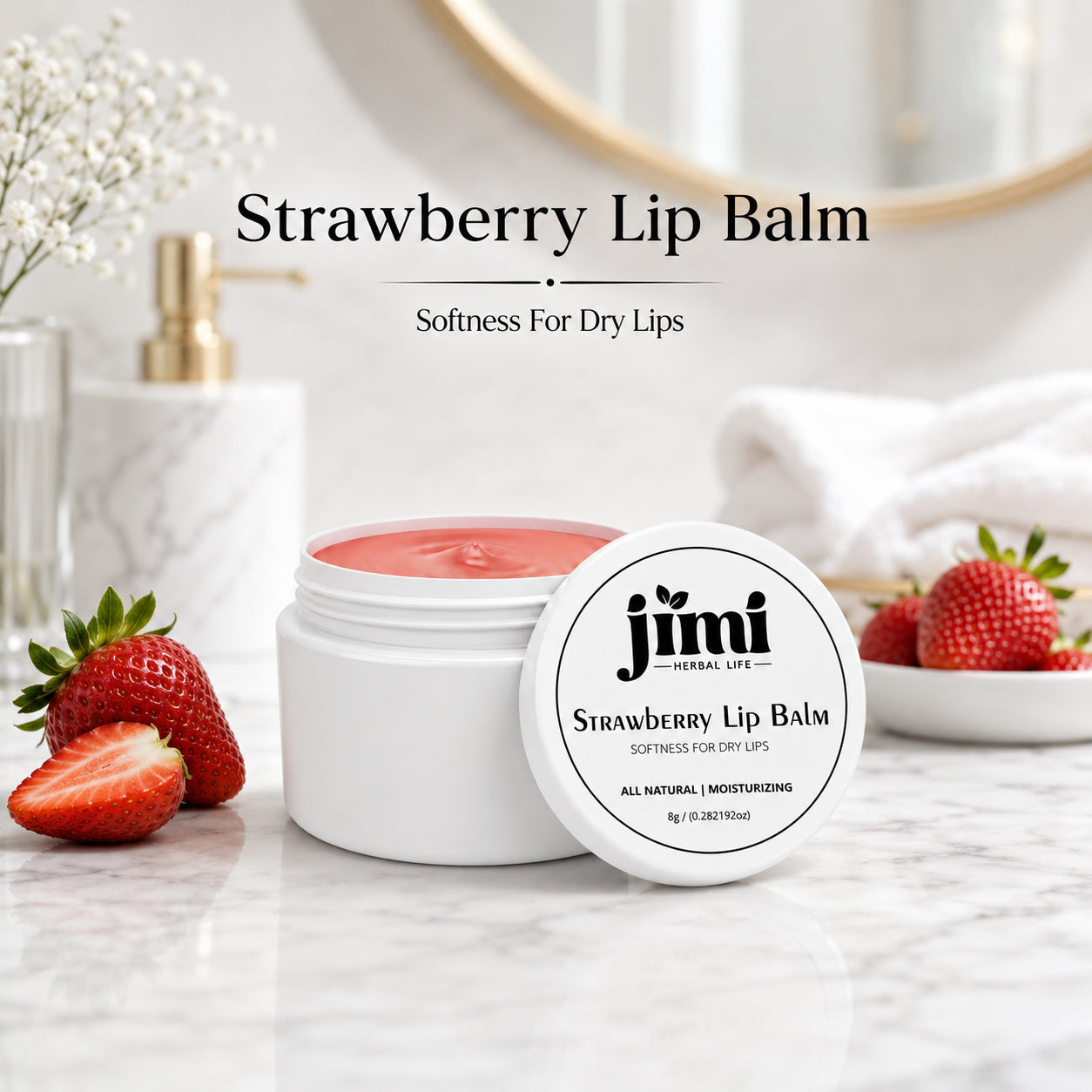 JIMI Lip-Lush Herbal Lip Balm