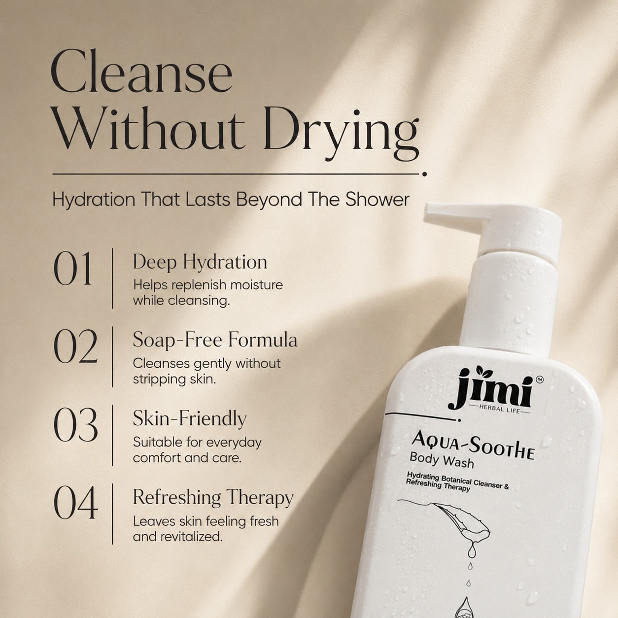 JIMI Aqua-Soothe Body Wash