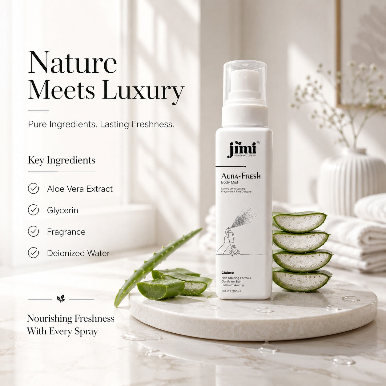 JIMI Aura-Fresh Body Mist