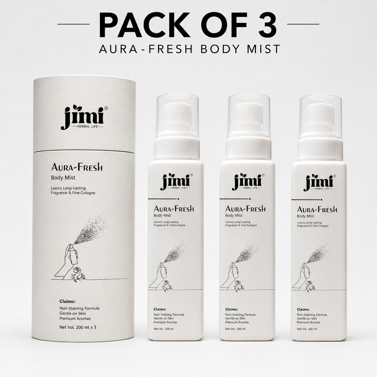 JIMI Aura-Fresh Body Mist